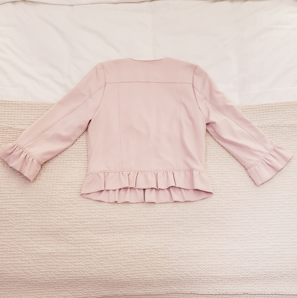 Ricki's Ruffled Edge Full-Zip Blazer/Jacket - Picture 5 of 7